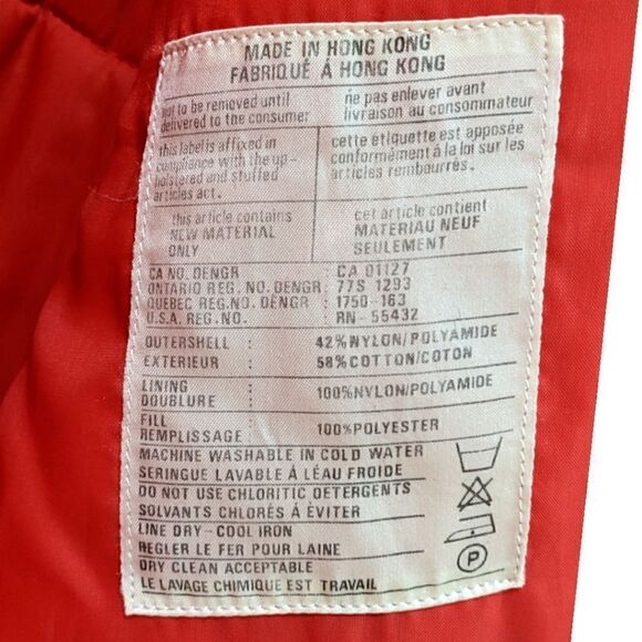 Vintage Fera Men's Red & Navy Blue Snow Jacket Size L - Picture 7 of 7